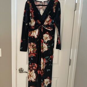 Pinkblush Floral Print maxi dress